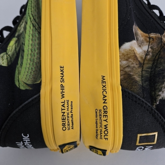 Vans x National Geographic Old Skool Photo Ark Sneakers size 5M/6.5W - Picture 10 of 16